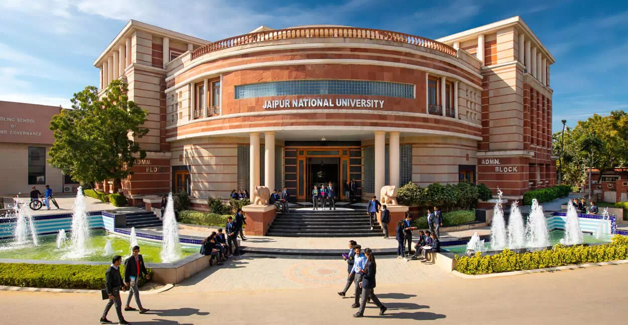 Jaipur National University campus building