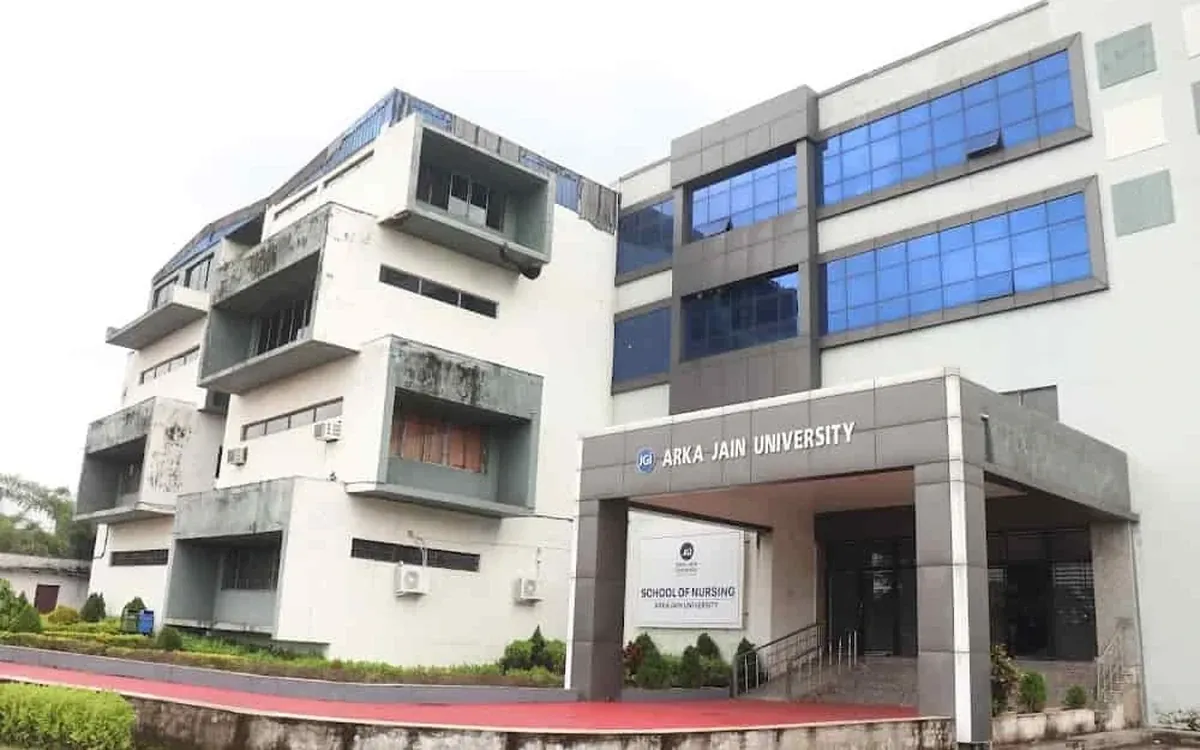 Arka Jain University - AJU Online campus building